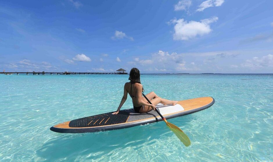 Paddle boarding, Malvdives